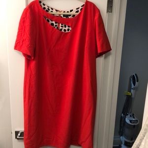Tahari red dress